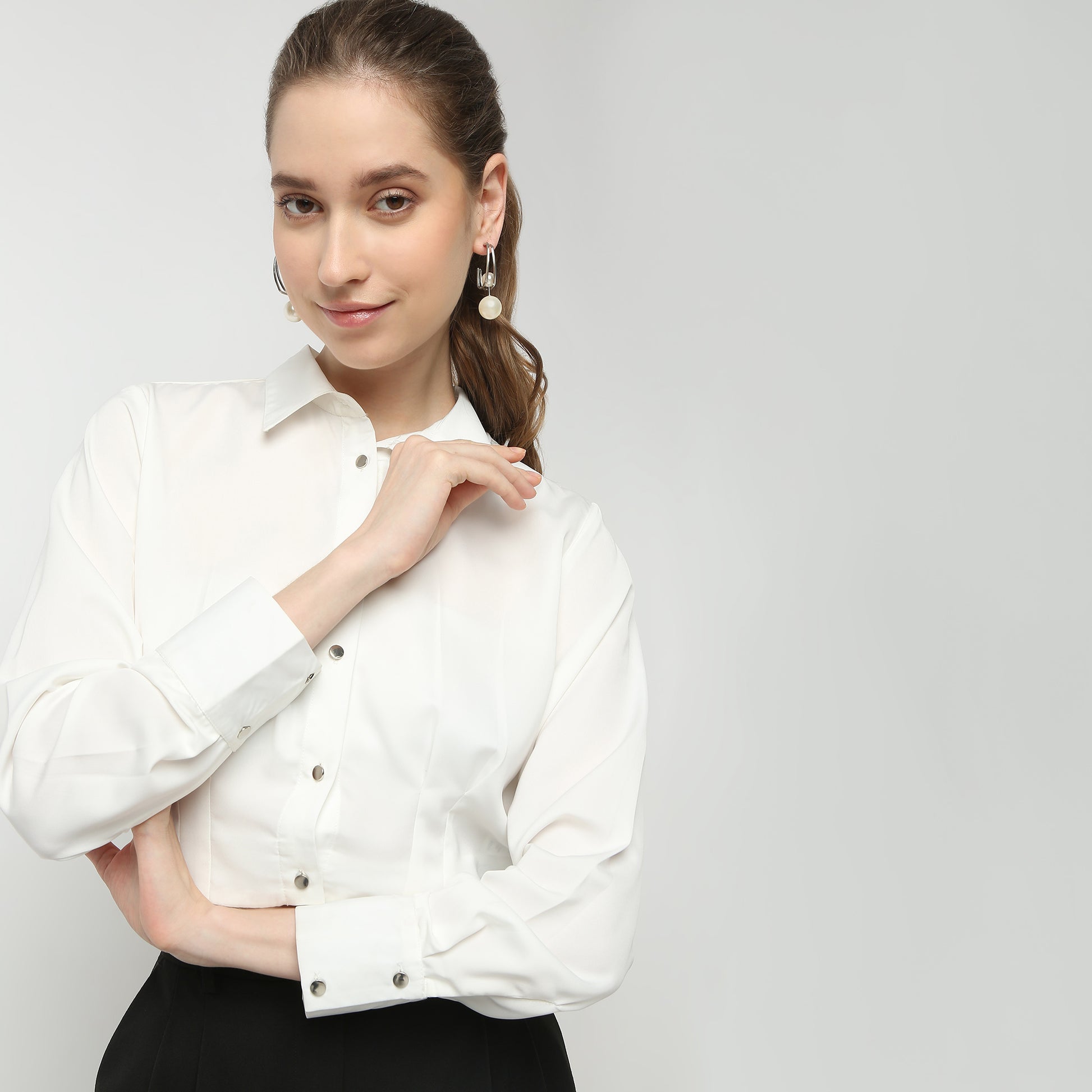 Regular Fit Solid Shirt