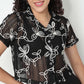 Buy Women Boxy Fit Floral Short Sleeve Shirt  - Style Union