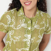 Buy Women Boxy Fit Floral Short Sleeve Shirt  - Style Union