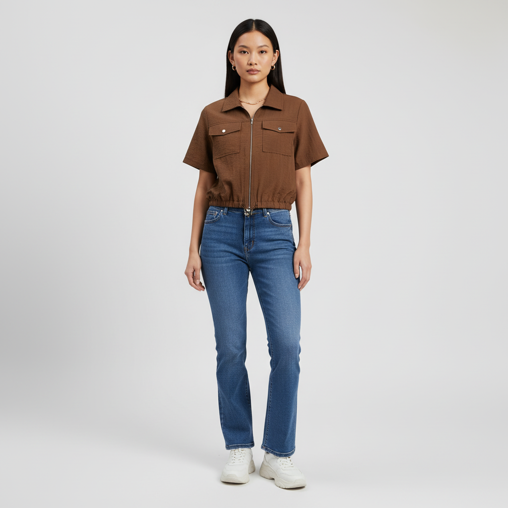 Cropped Boxy Shirt
