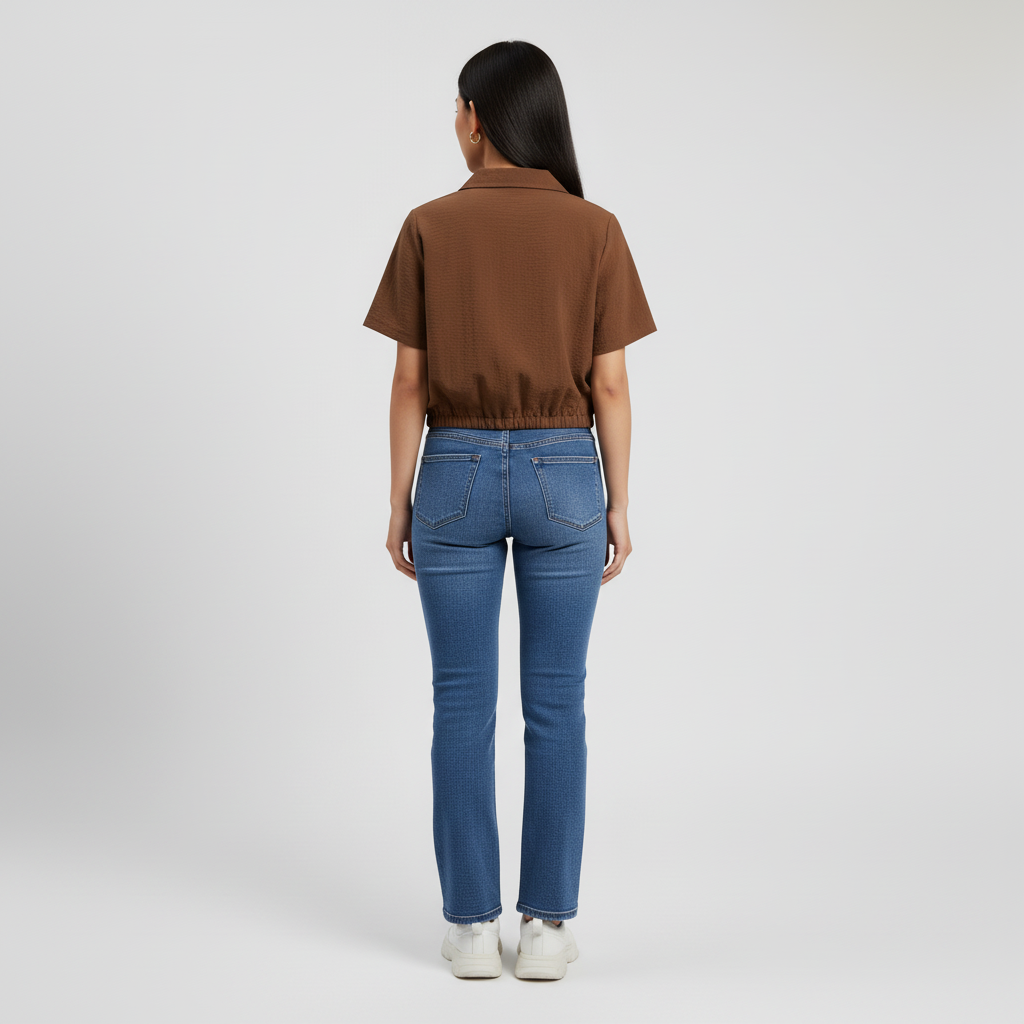 Cropped Boxy Shirt
