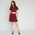 Cotton Checkered Short Sleeve Shirt