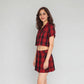 Cotton Checkered Short Sleeve Shirt