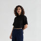 Viscose Nylon Solid Short Sleeve Shirt