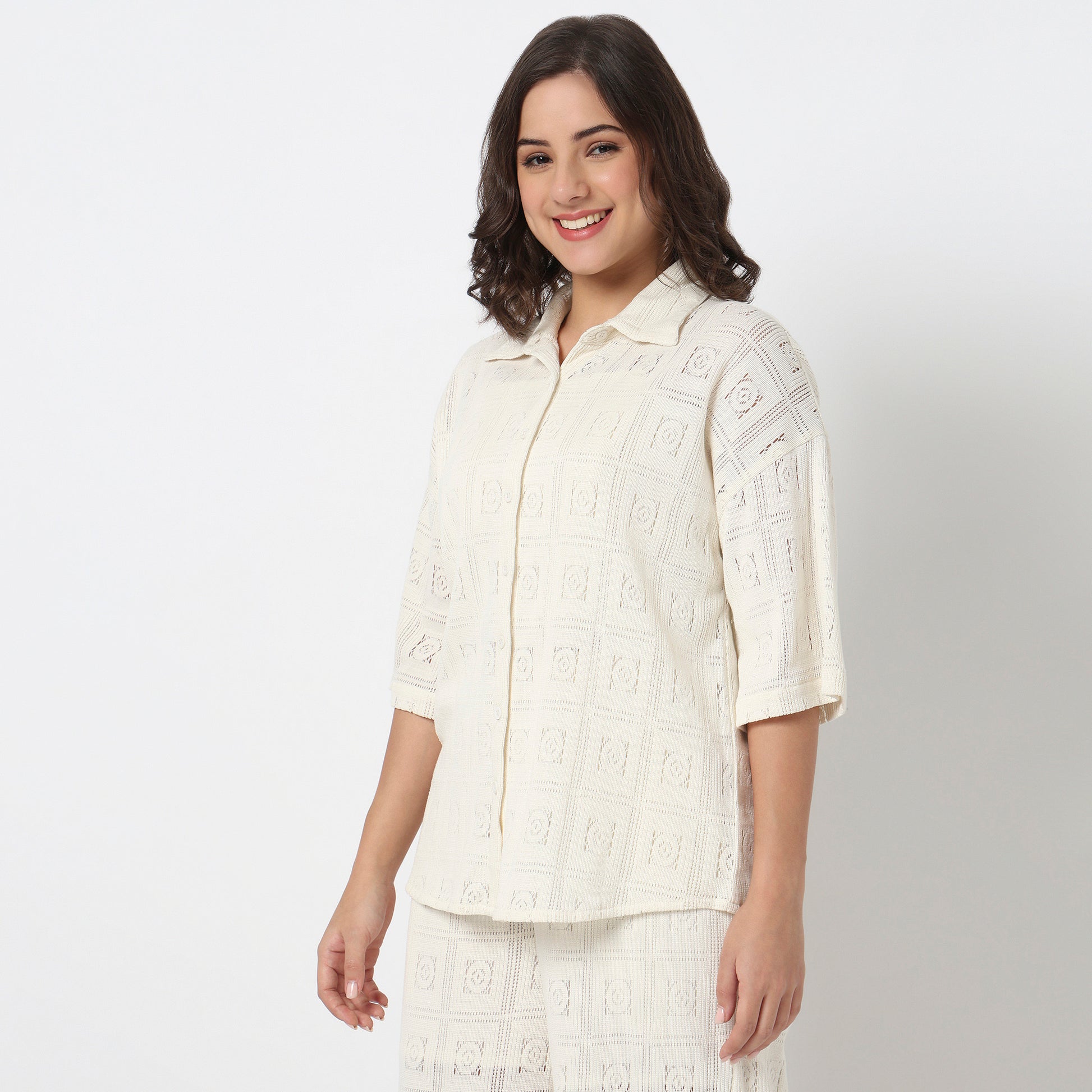 Structured Boxy Fit Betty Shirt
