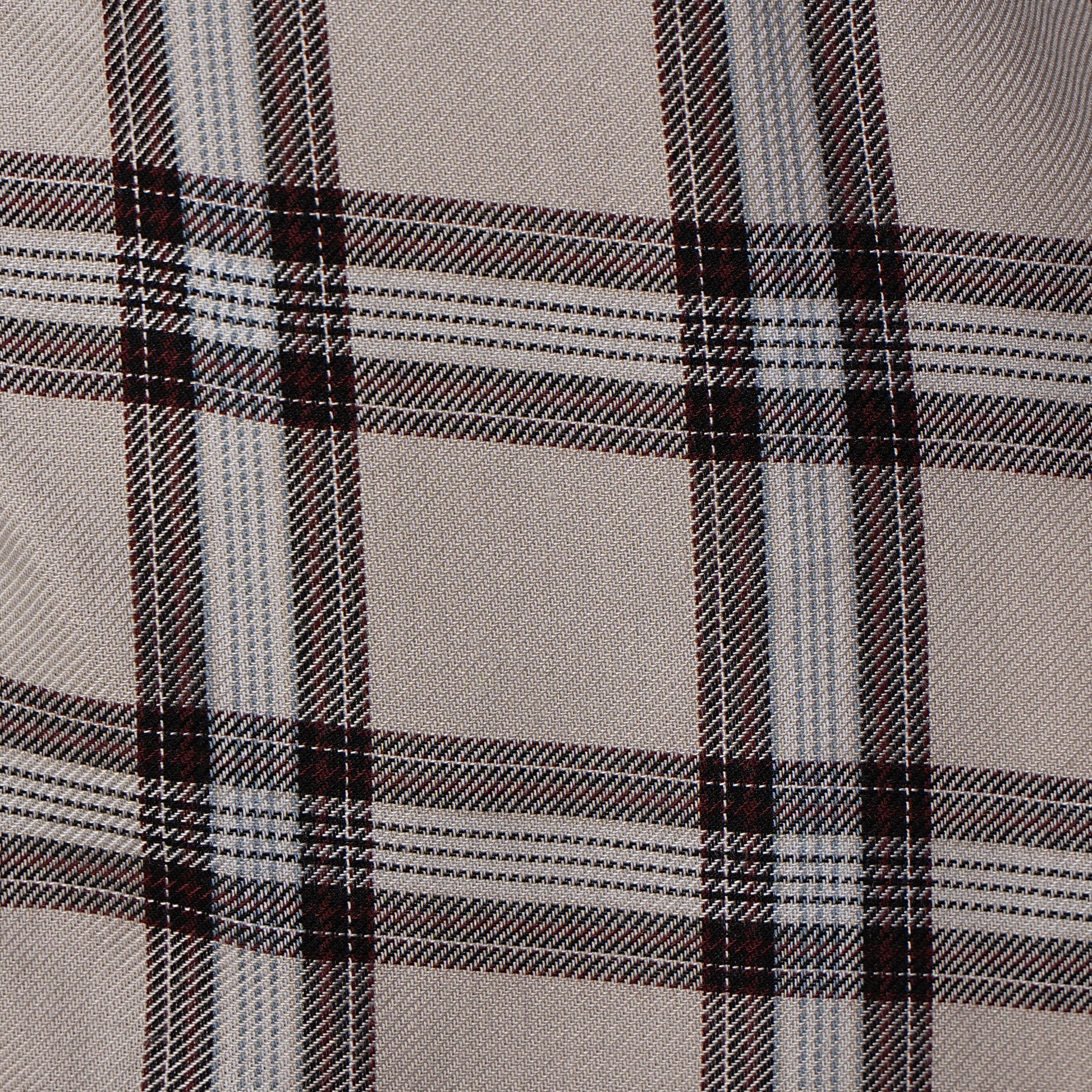 Checkered Longline Oversized Shirt