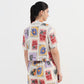 Tropical Print Boxy Shirt