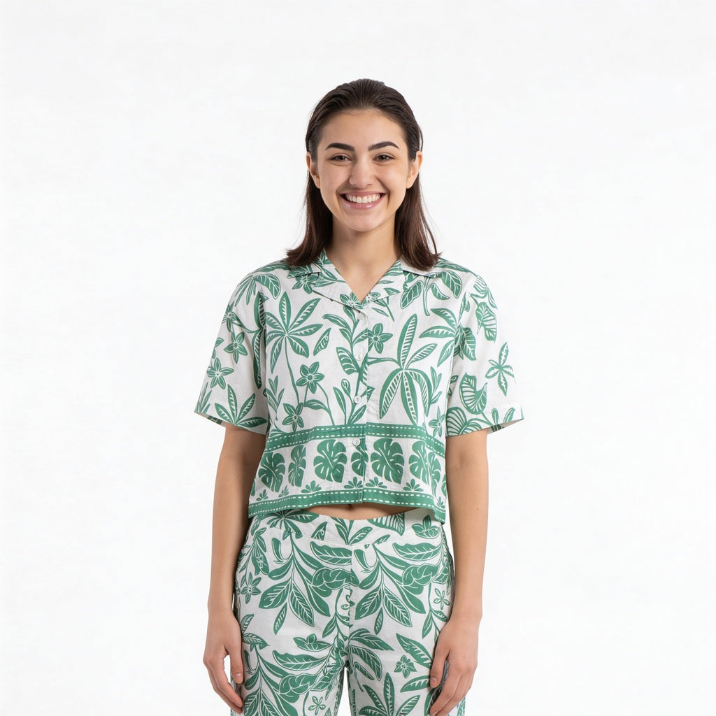 Printed Boxy Fit Shirt