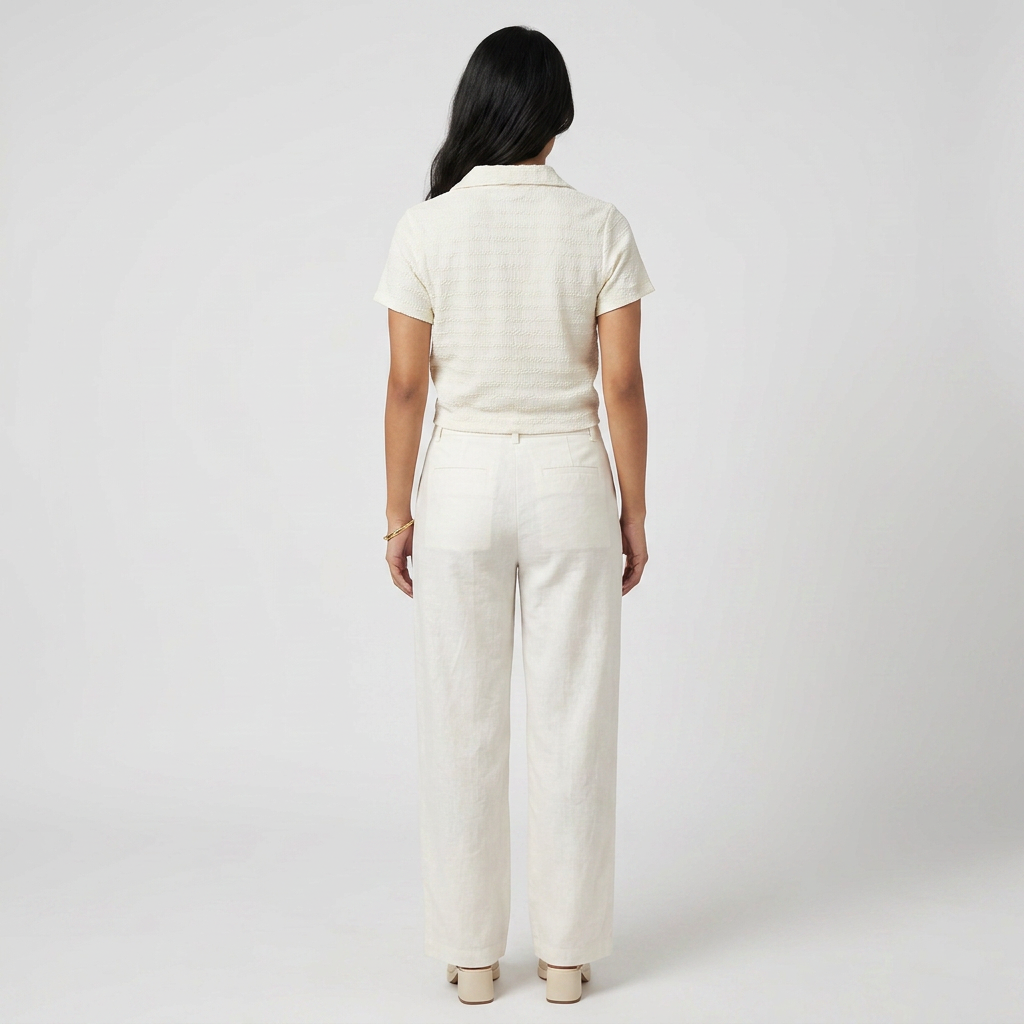 Structured Cropped Shirt