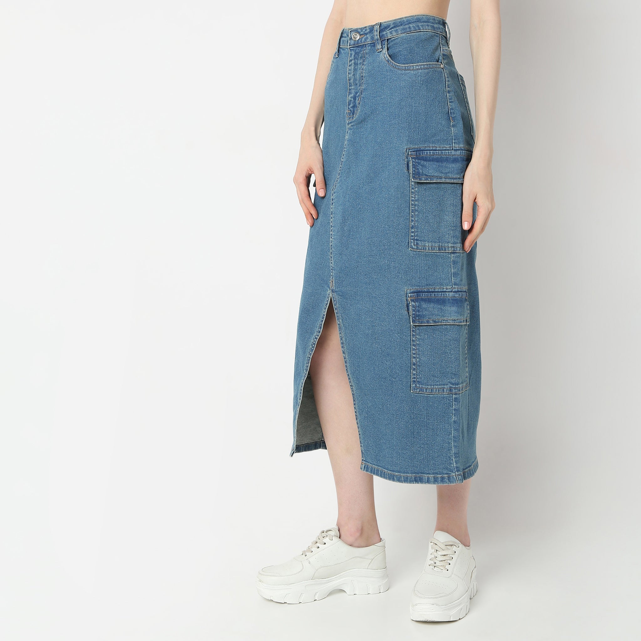 Y's DENIM SHOULDER LACE HIGH WAIST SKIRT(15 Outfits With Y's DENIM SHOULDER LACE HIGH WAIST SKIRT(15 Outfits With