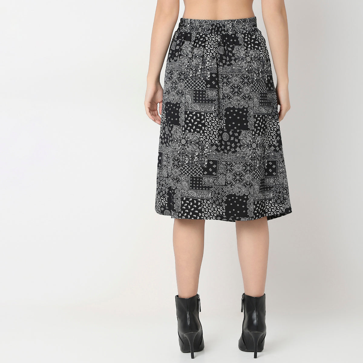 Relaxed Fit Printed Skirts