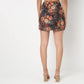 Young Women Fitted Skirt with Floral Print