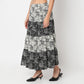 Betty Tiered Skirt with Floral All Over Print