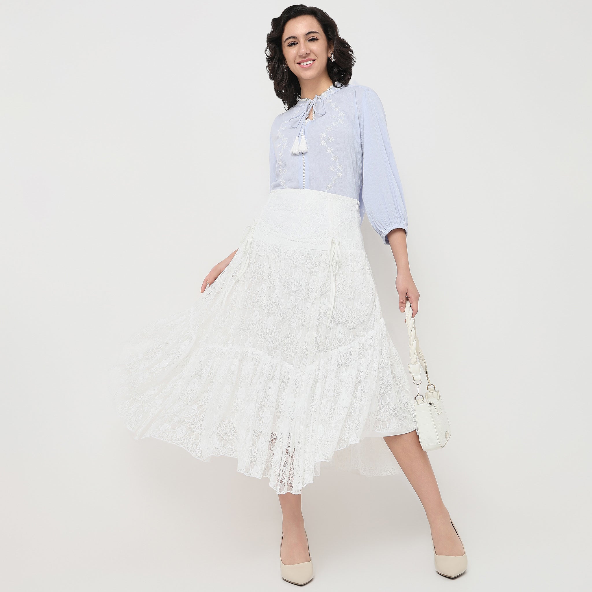 ユニオンランチ UNION LAUNCH Linen Maxi Skirt