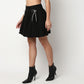Buy Women Flare Fit Solid Short Length High Rise Skirt  - Style Union