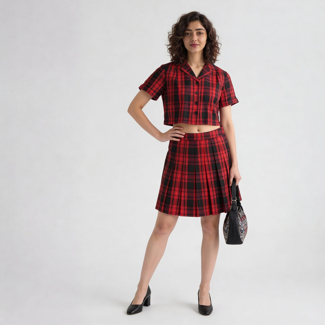 Cotton Pleated Betty Skirts