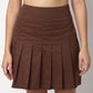Buy Women Flare Fit Pleats Short Length High Rise Skirt  - Style Union