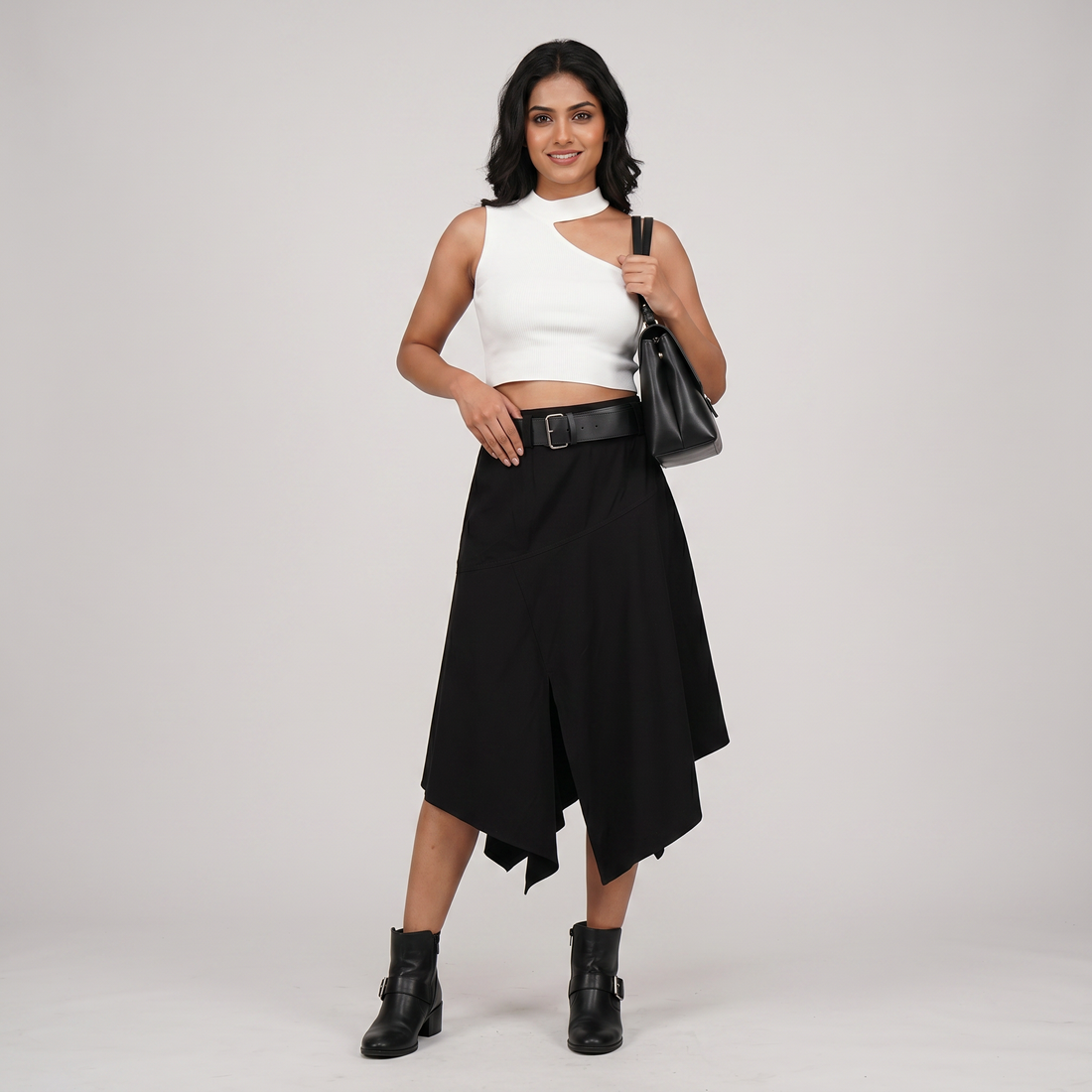 Flared Solid Skirt