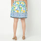 Printed Flared High Rise Skirt