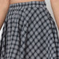 Cotton Pleats High Rise Skirt