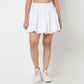 Solid Mid Rise Skirt