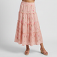 Embroidered Flared Skirt