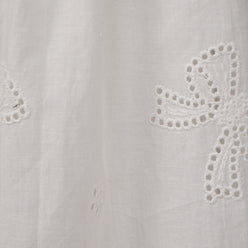Cotton Solid Flared Skirt