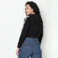 Buy Women Slim Fit Solid Full Sleeve Sweatshirt  - Style Union