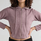 Rayon Polyester Solid Full Sleeve Sweatshirt