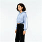 Cotton Oversize Sweatshirt With Front Zipper