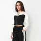 Slim Fit Sweatshirt With Corset Panelling