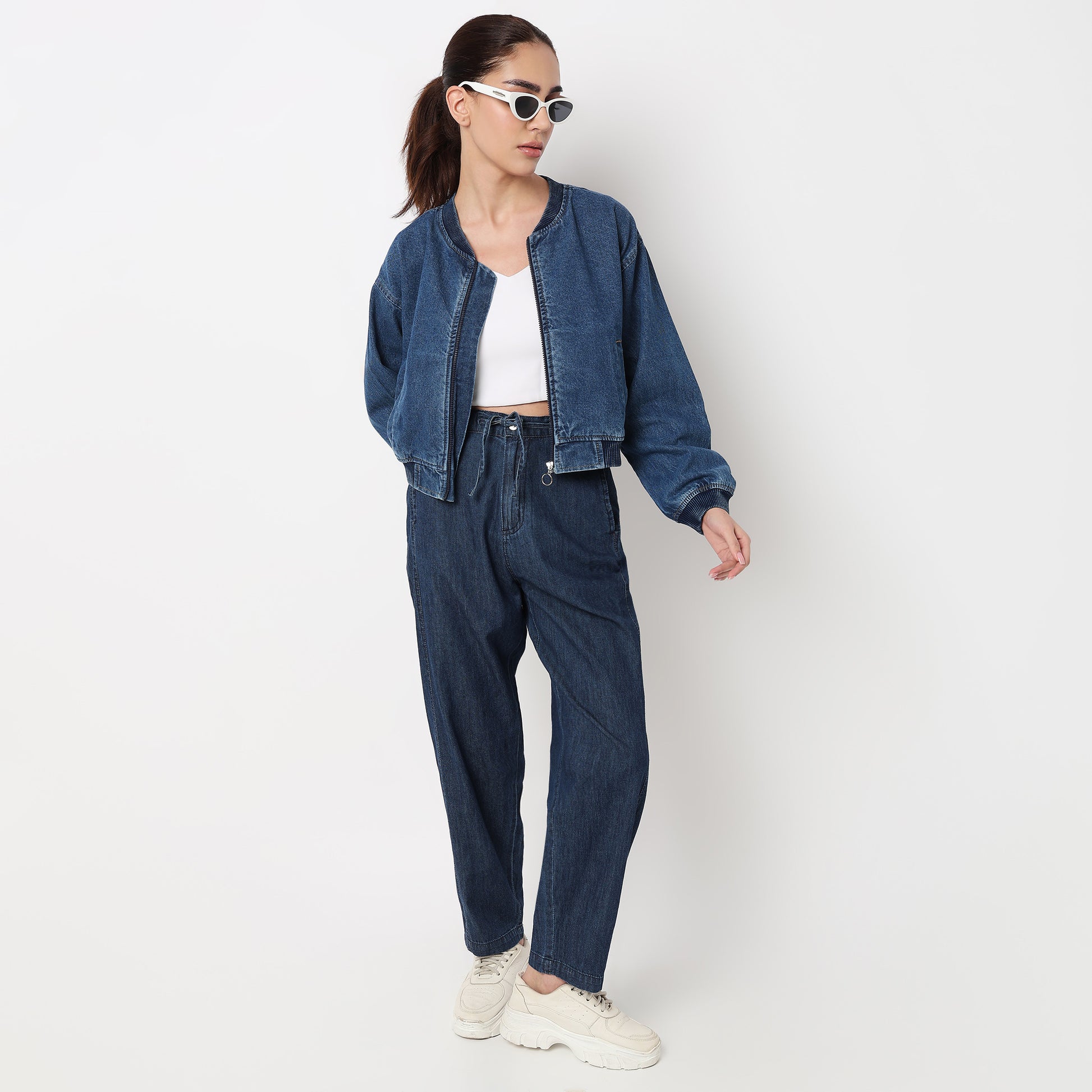 Denim Zipper Casual Jacket