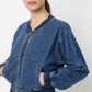 Denim Zipper Casual Jacket