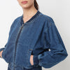 Denim Zipper Casual Jacket