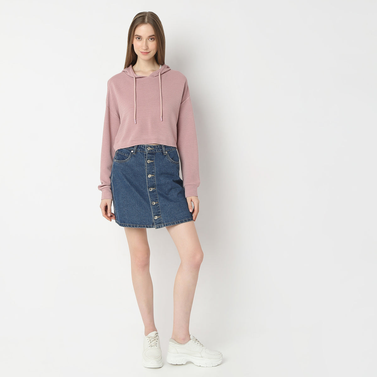 Oversize Cropped Sweat Tees