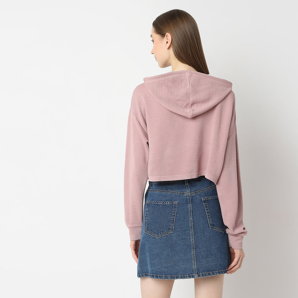 Oversize Cropped Sweat Tees