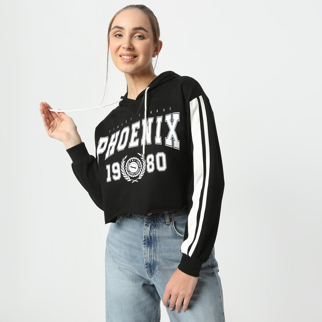 Regular Fit Graphic Hoodie Regular Length T-Shirt