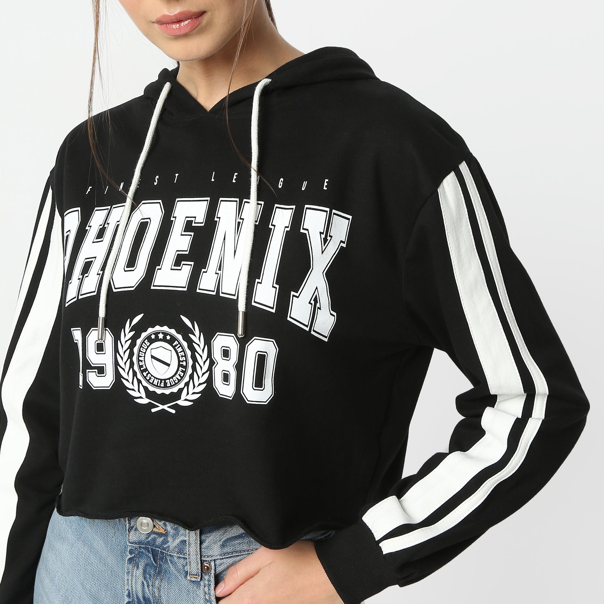 Regular Fit Graphic Hoodie Regular Length T-Shirt