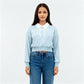 Cotton Cropped Boxy Sweat Tee