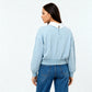 Cotton Cropped Boxy Sweat Tee