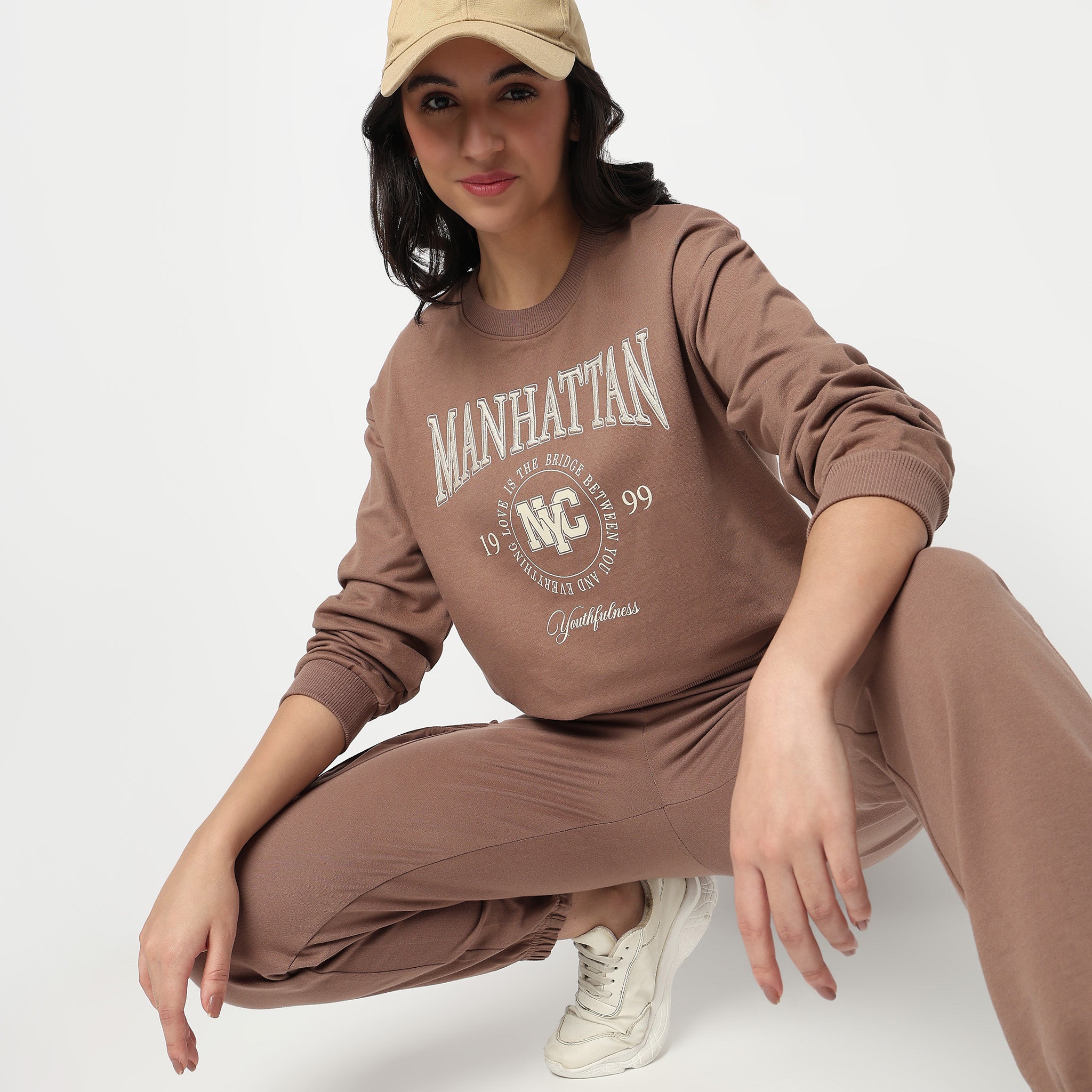 Oversize Cotton Graphic Sweat Tee