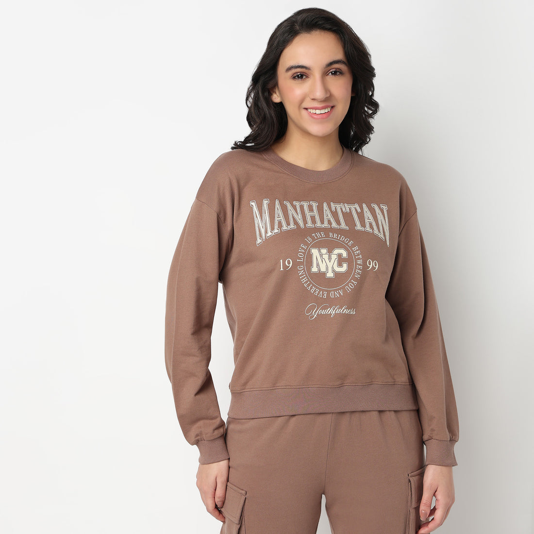 Oversize Cotton Graphic Sweat Tee