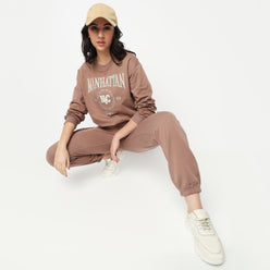 Oversize Cotton Graphic Sweat Tee