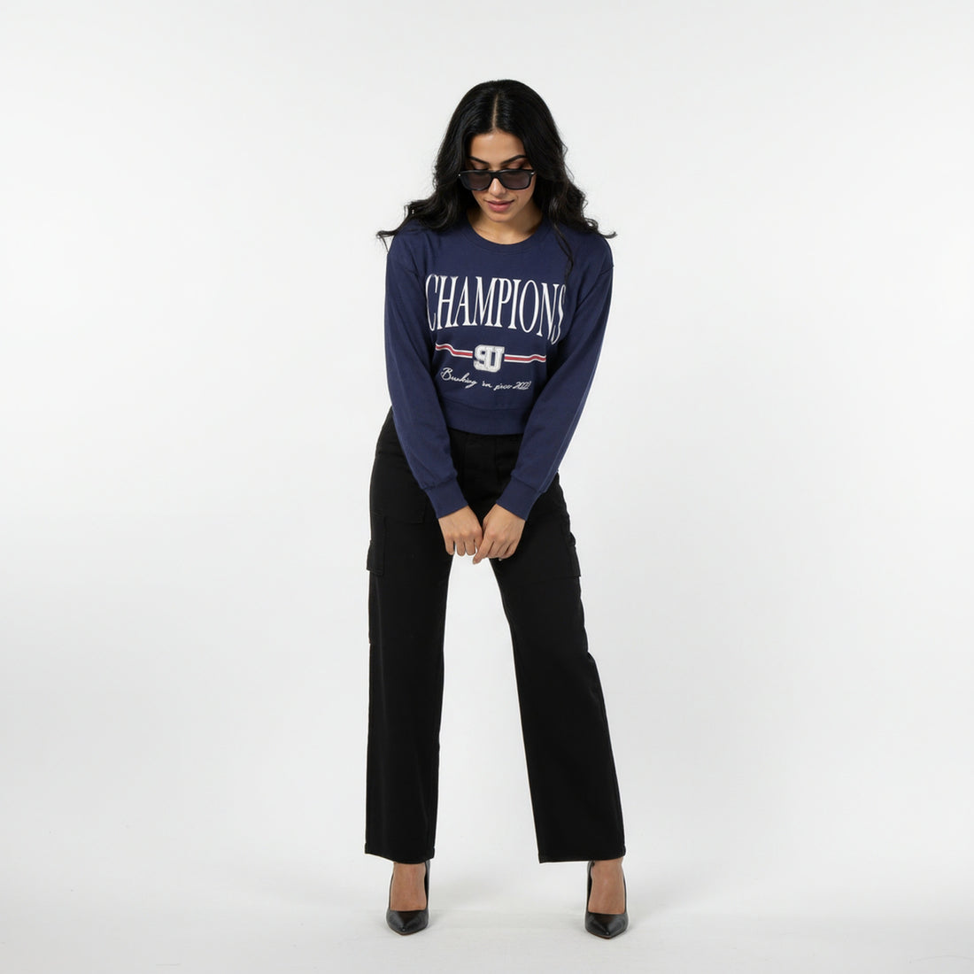 Oversize Cotton Graphic Sweat Tee