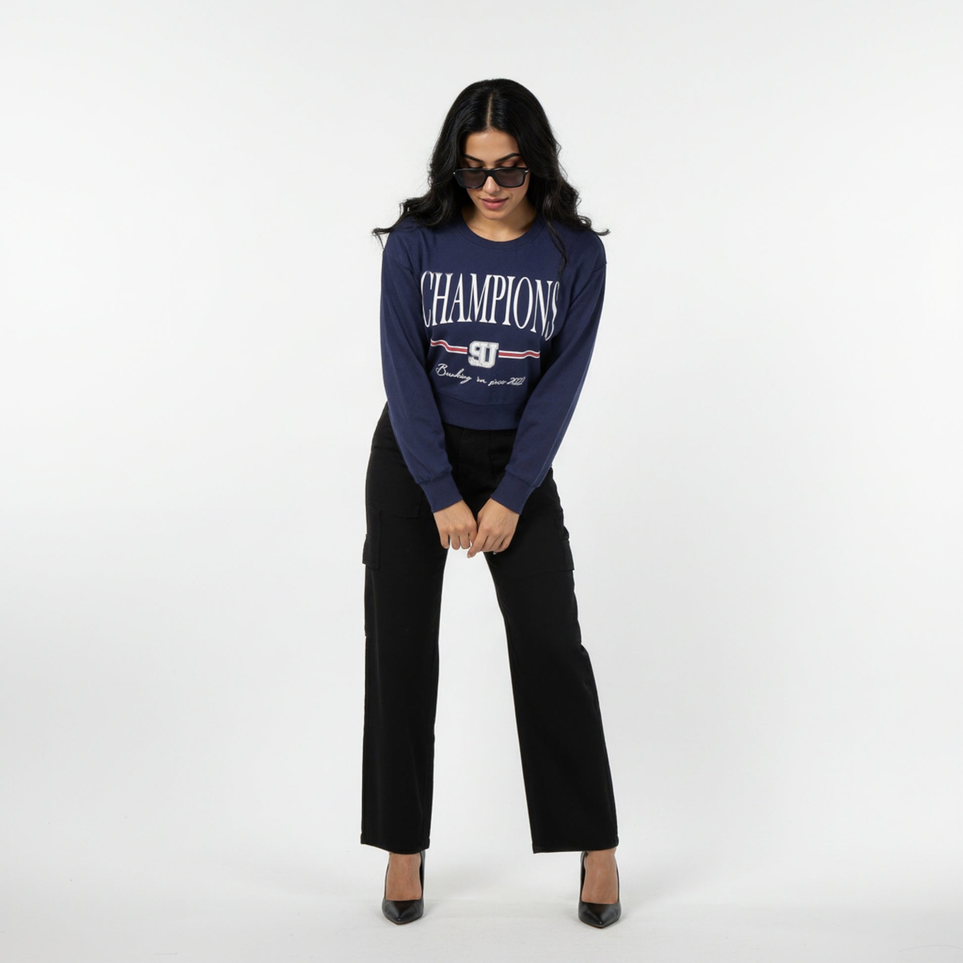 Oversize Cotton Graphic Sweat Tee