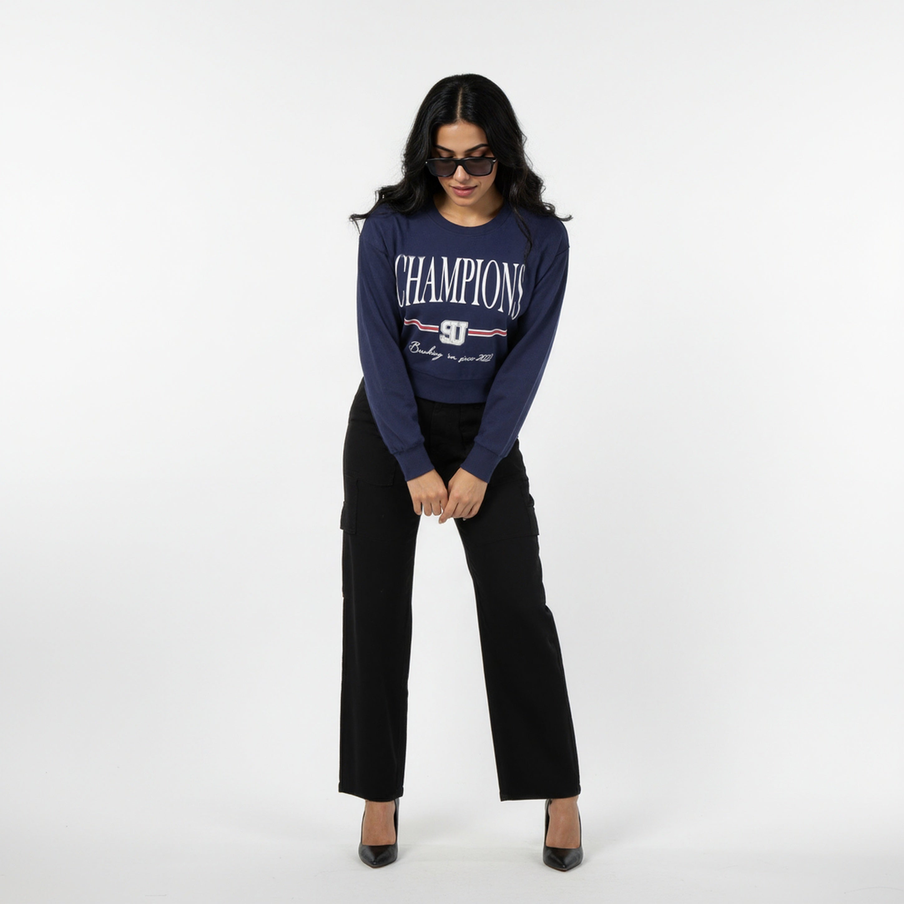 Oversize Cotton Graphic Sweat Tee