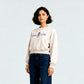 Graphic Cropped Boxy Sweat Tee