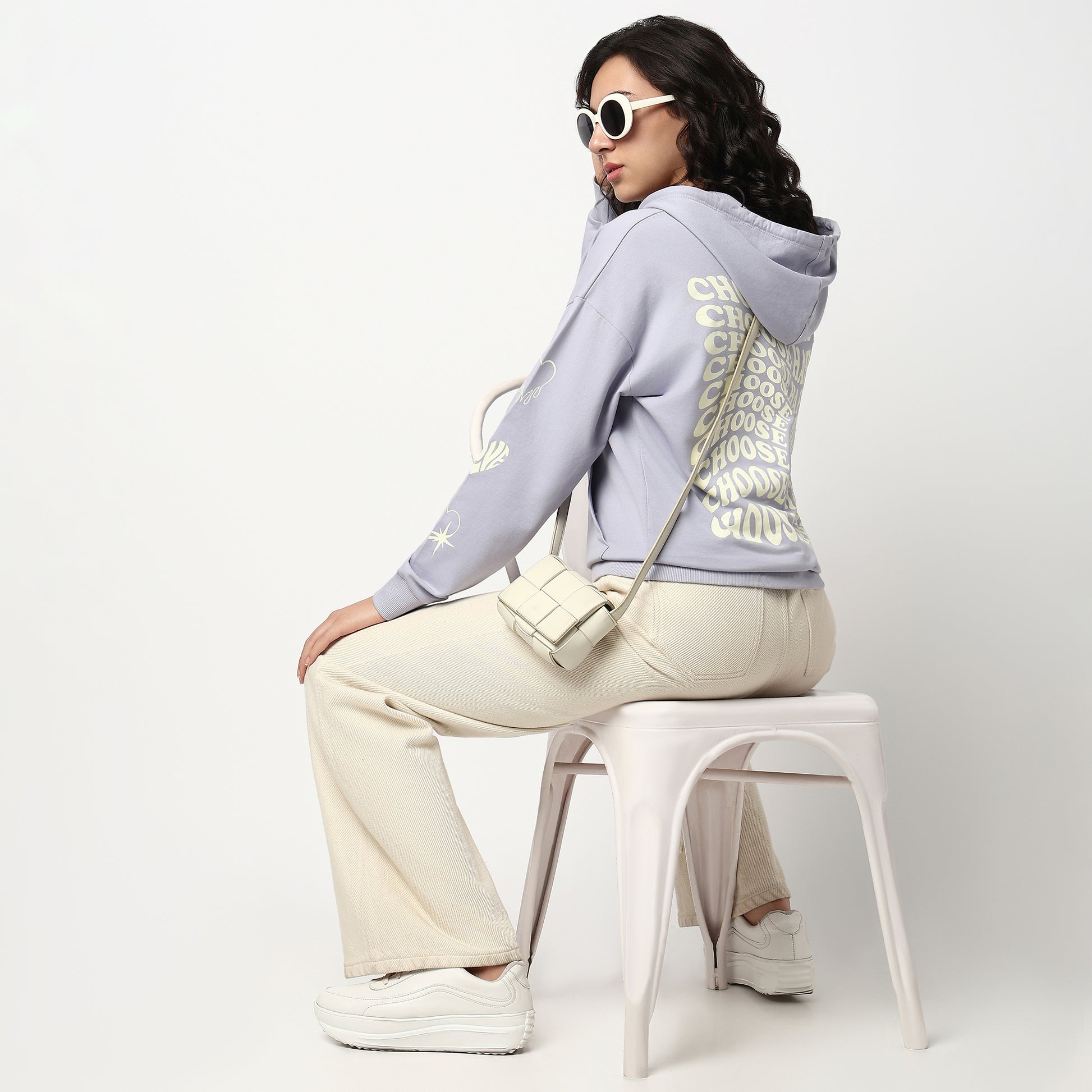 Buy Women Oversize Graphic Full Sleeve Sweat Tee  - Style Union