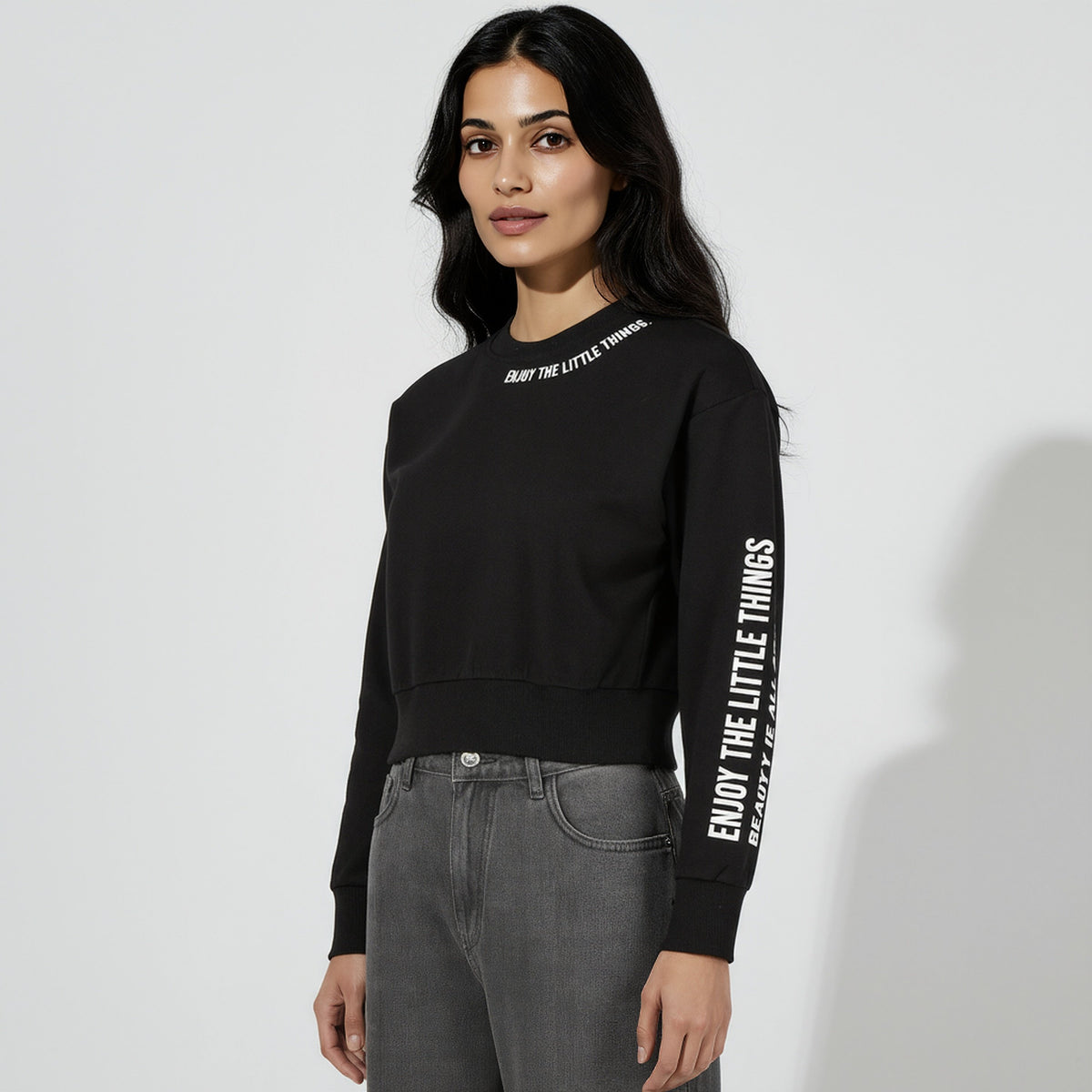 Cotton Graphic Sweat Tee