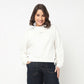 Cotton Sweat Tee With Side Ruching Detail